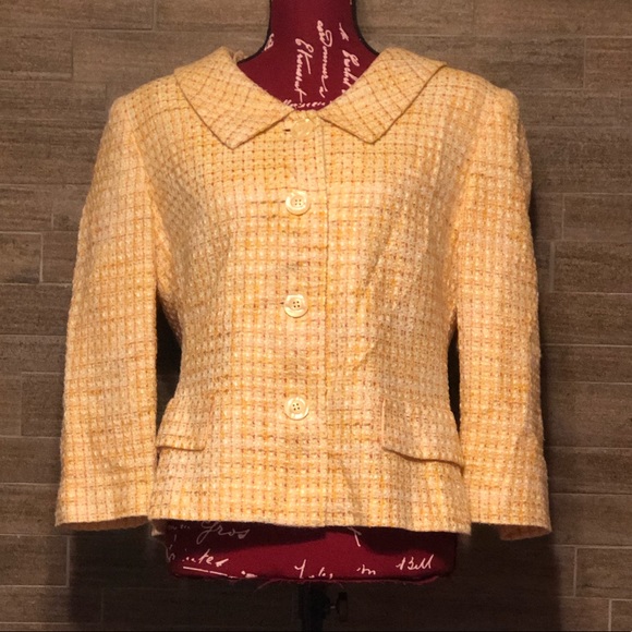 Talbots Jackets & Blazers - Talbots yellow blazer